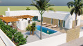 60-3431-5, Project beautiful ibizan villa for sale in alfaz del pi